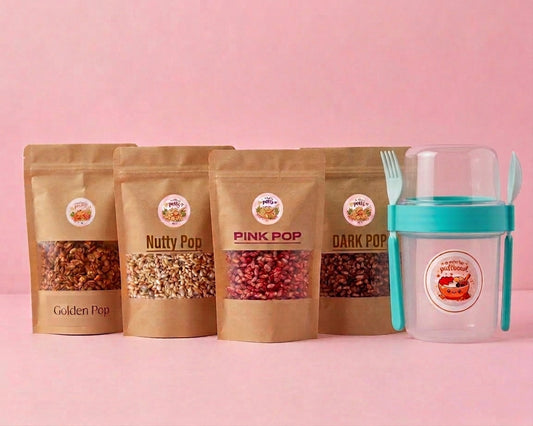 PuffBowl Box — Pack de Pequeno-Almoço com Cereais e Granola